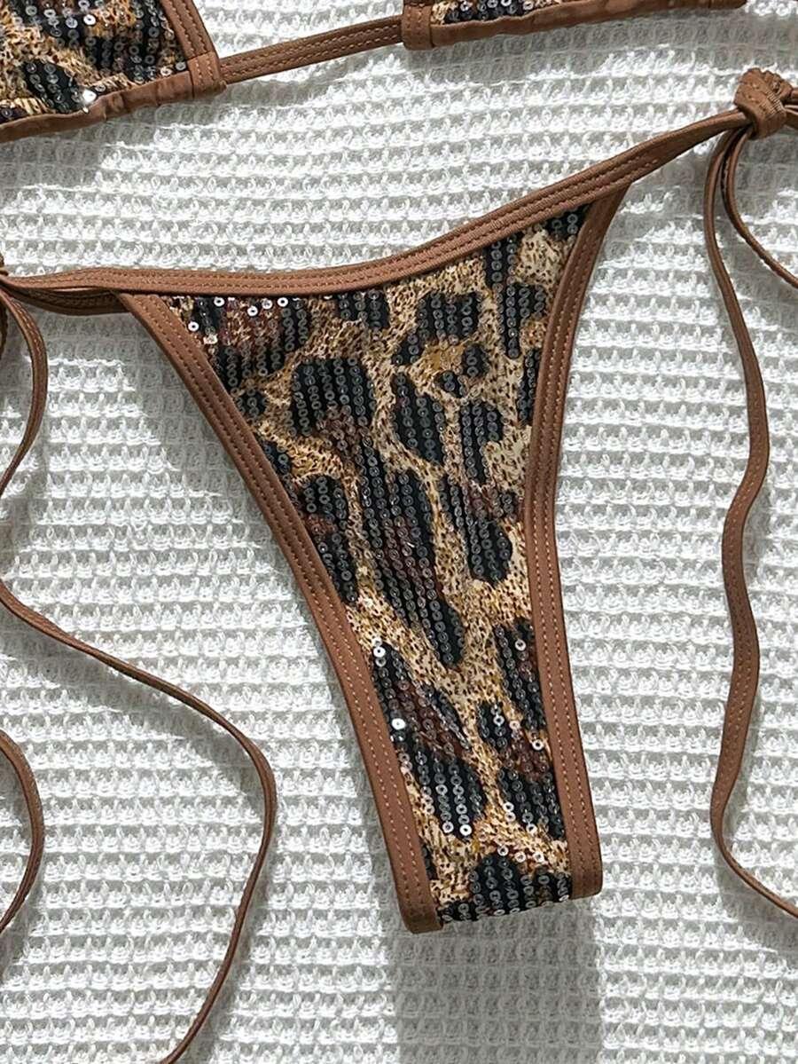 dół od stroju kąpielowego animal print