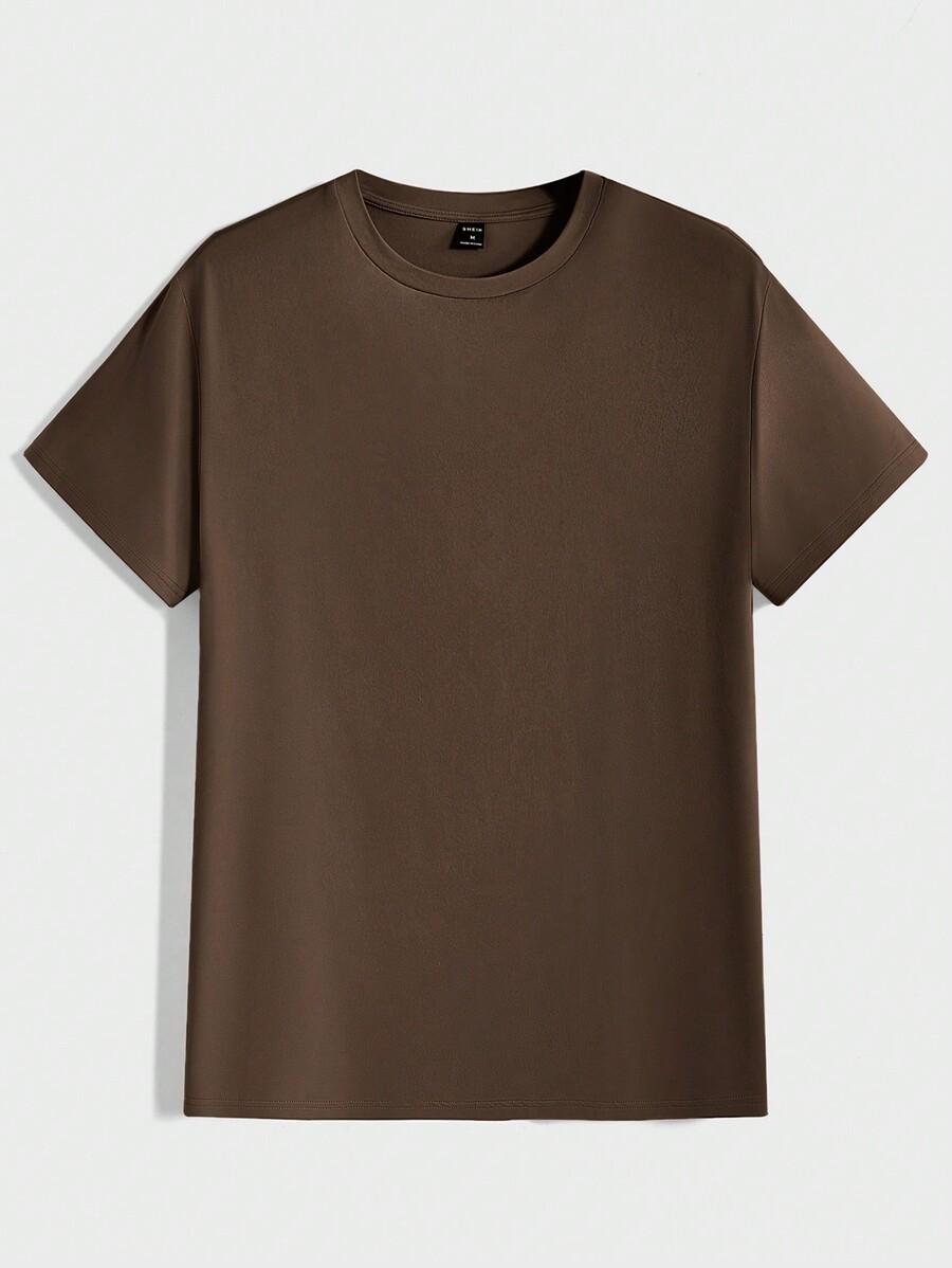 GŁADKI T-SHIRT OKRĄGŁY DEKOLT 3-PACK
