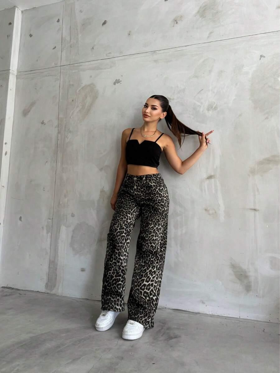 SPODNIE ANIMAL PRINT
