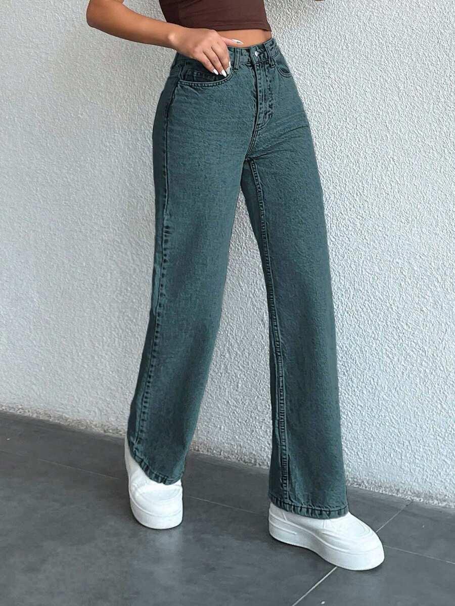 spodnie jeans prosta nogawka