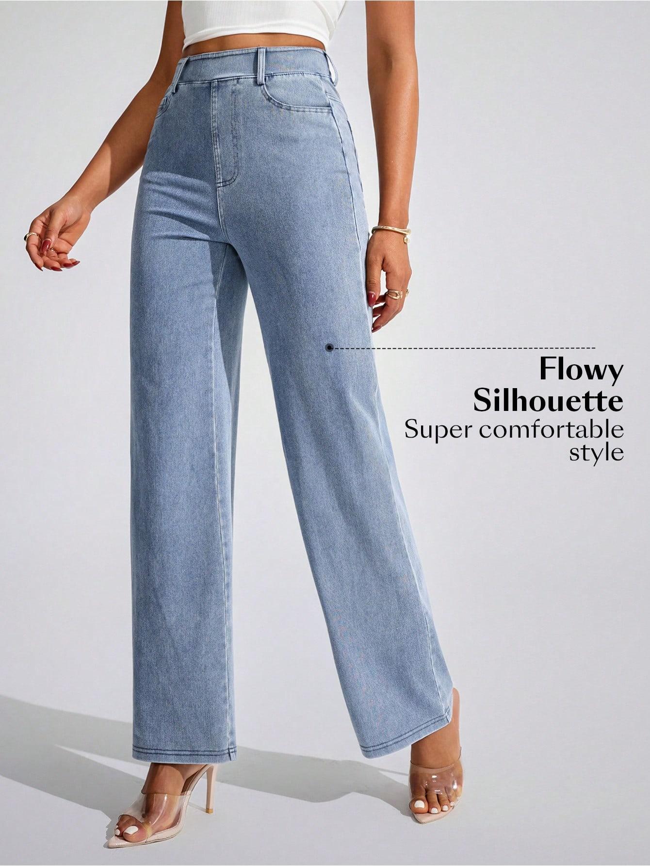 proste spodnie jeans