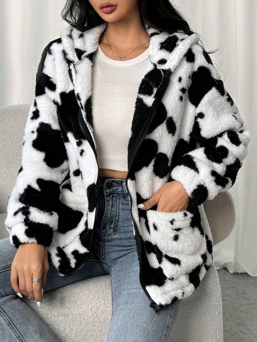 bluza z kapturem print 