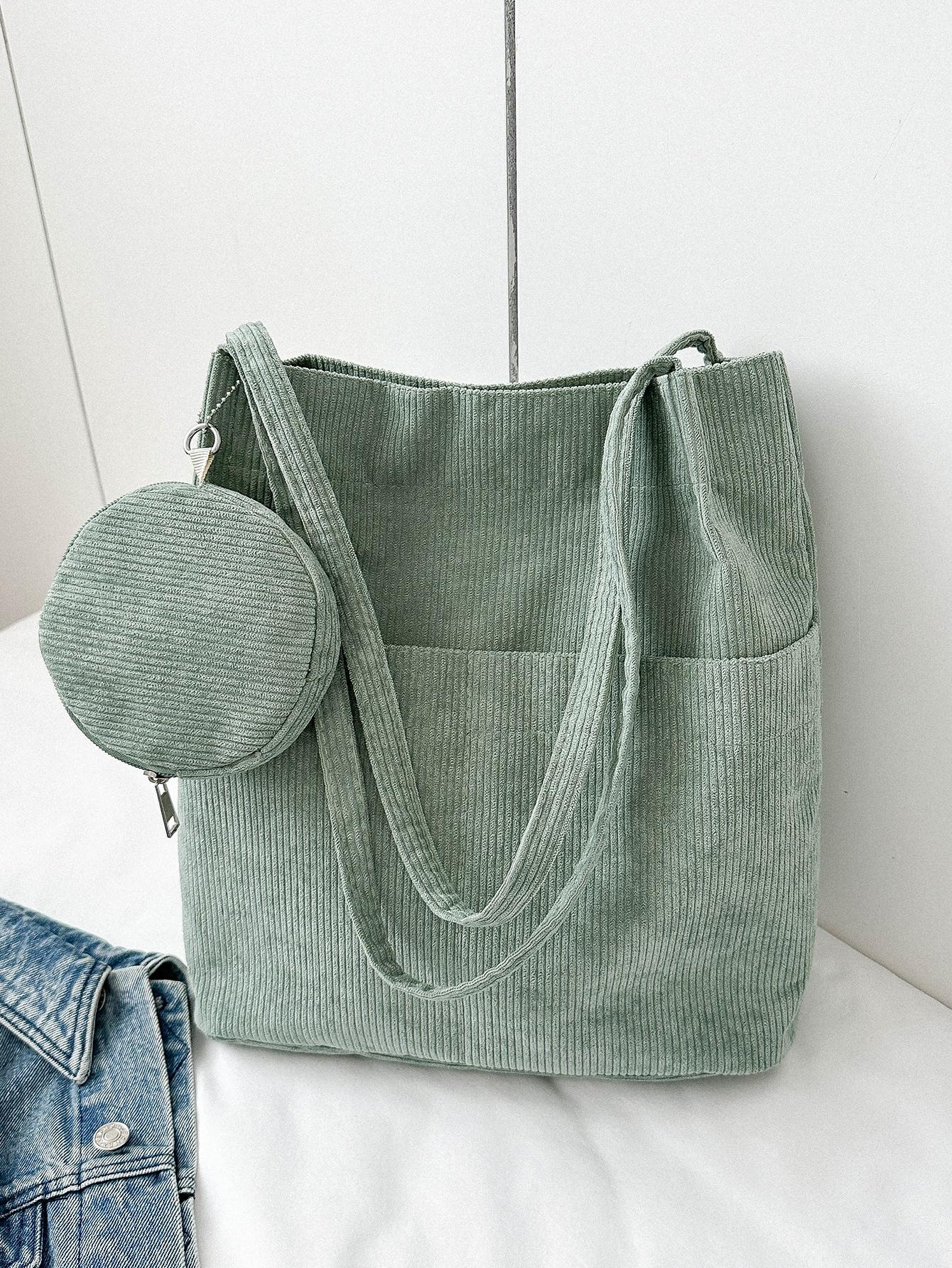 miętowa torebka shopper