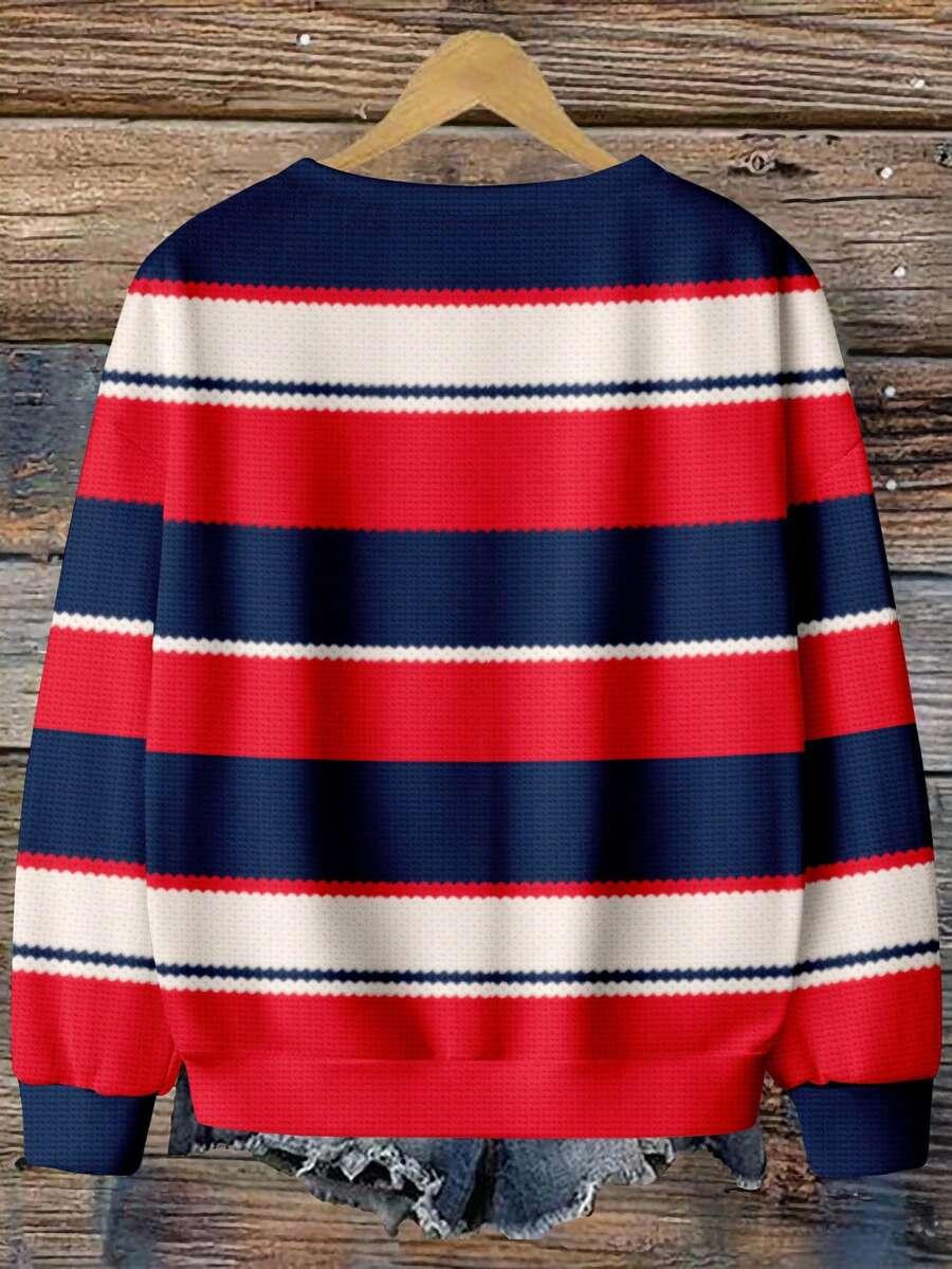 BLUZA DAMSKA ZE WZOREM 