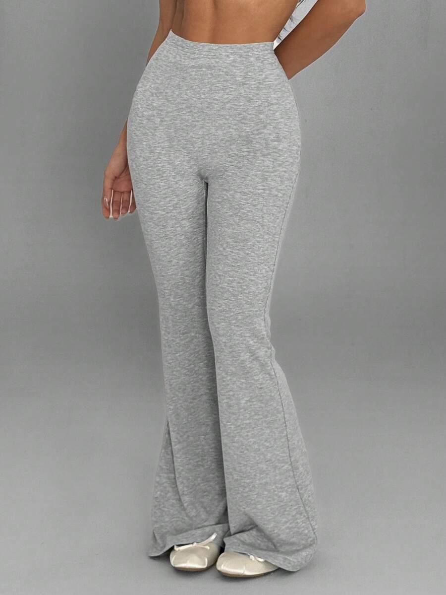 LEGGINSY W PRĄŻKI DZWONY