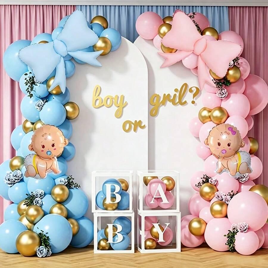 zestaw balonów na baby shower 108szt