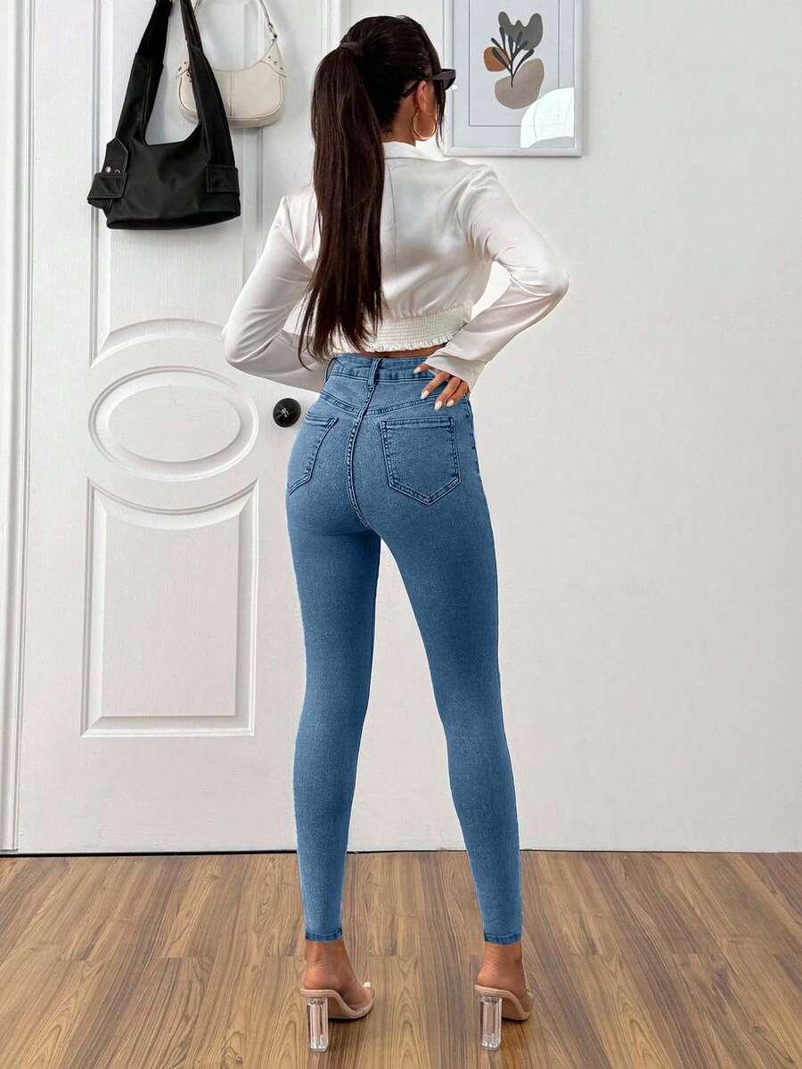 NIEBIESKIE JEANSY RURKI