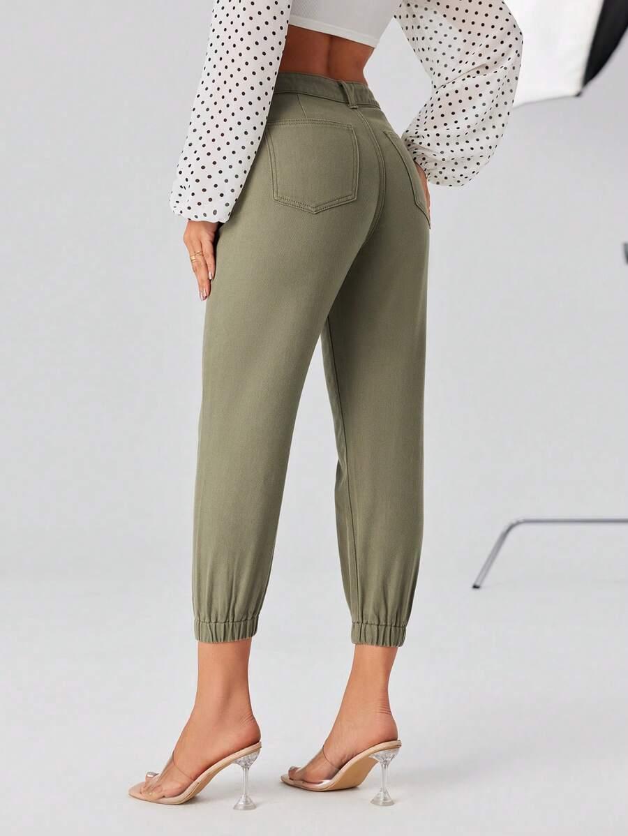 SPODNIE JEANSOWE 7/8