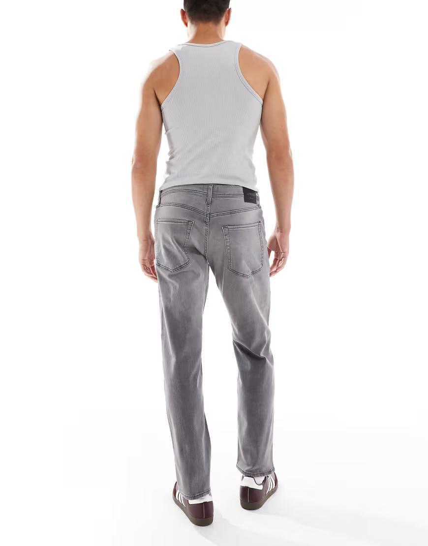SZARE SPODNIE JEANS
