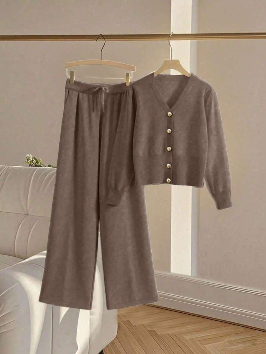 spodnie sweter komplet