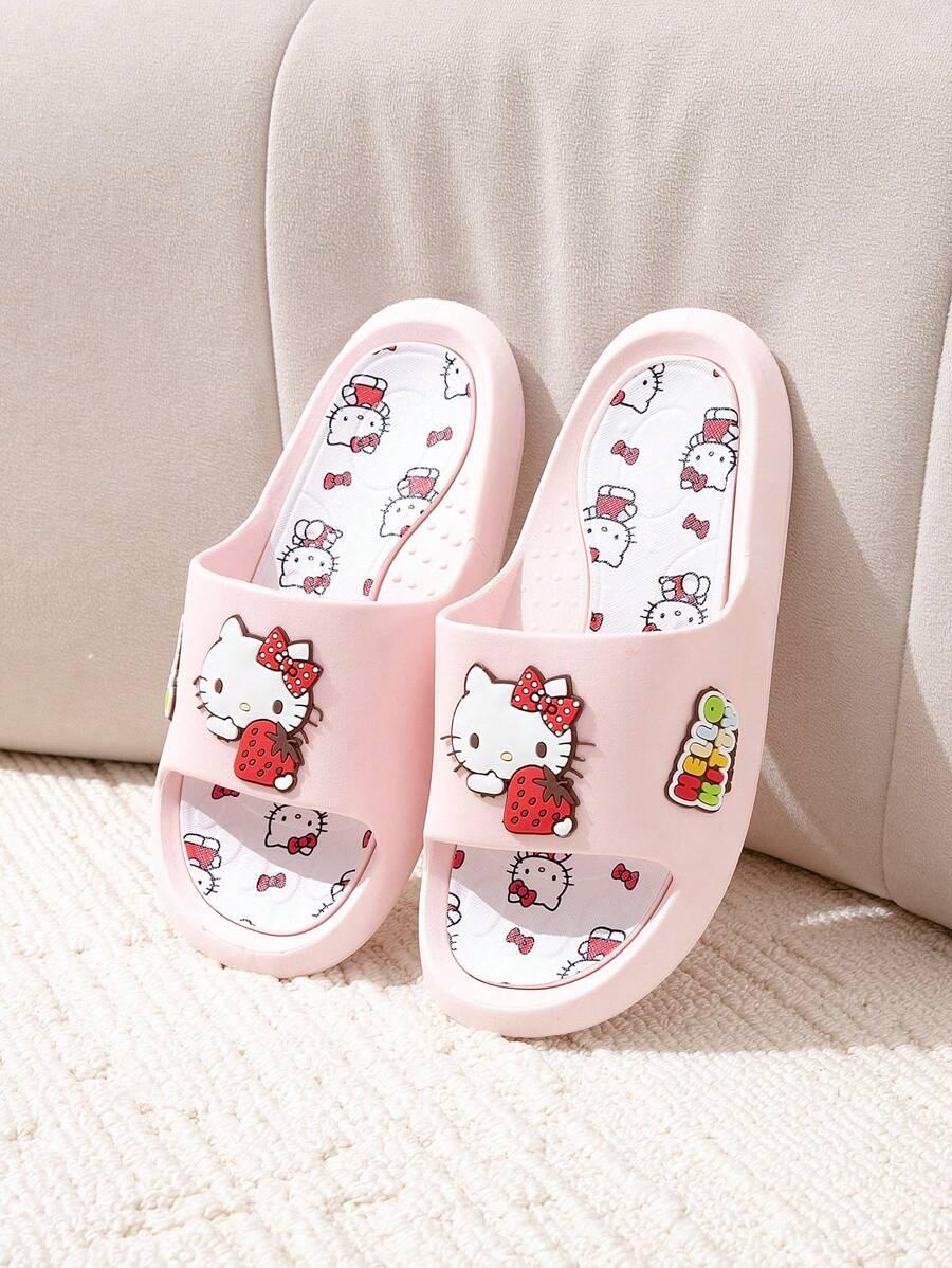 RÓŻOWE KLAPKI HELLO KITTY
