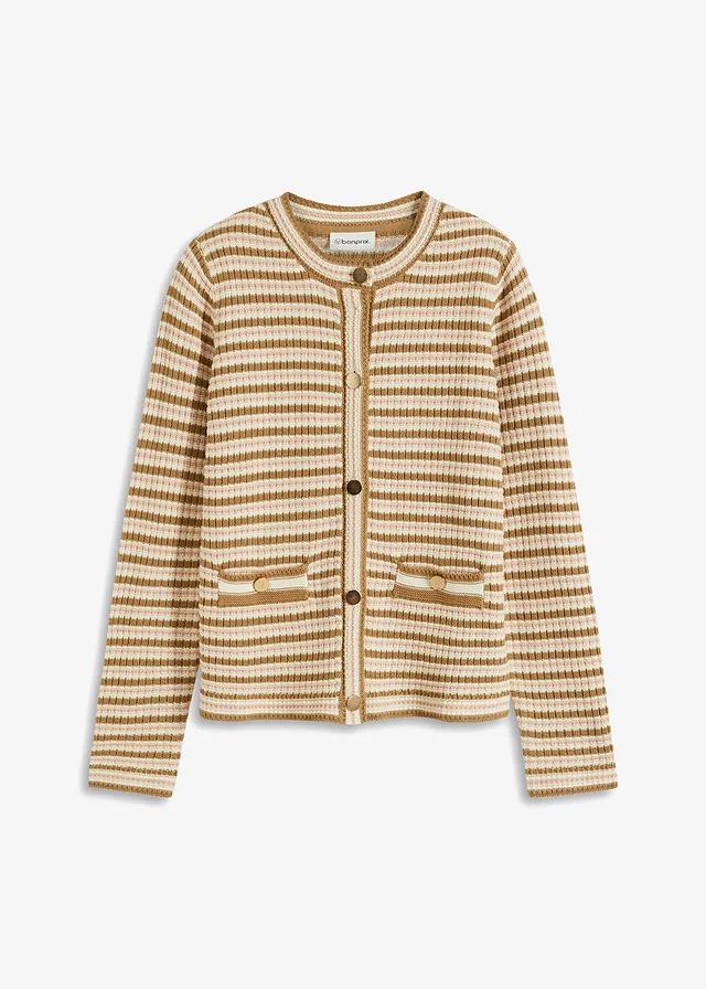 SWETER ROZPINANY Z GUZIKAMI