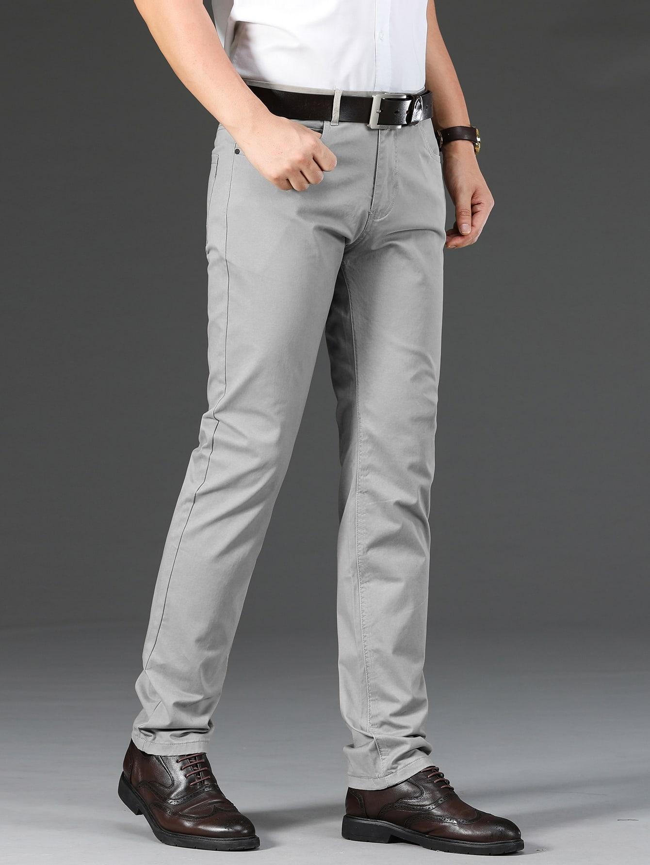 szare spodnie jeans 