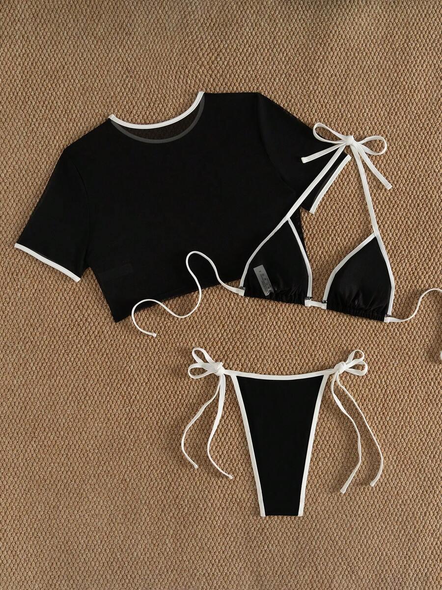 dół od bikini kontrast 