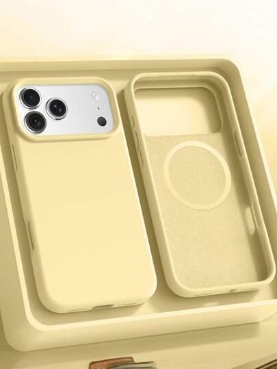 ŻÓŁTE ETUI NA TELEFON IPHONE 17 PRO max