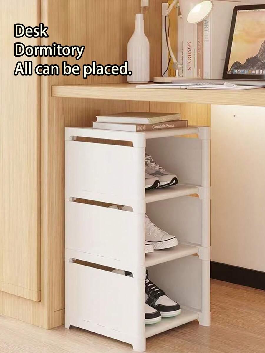 biały ogranizer na buty 5 półek