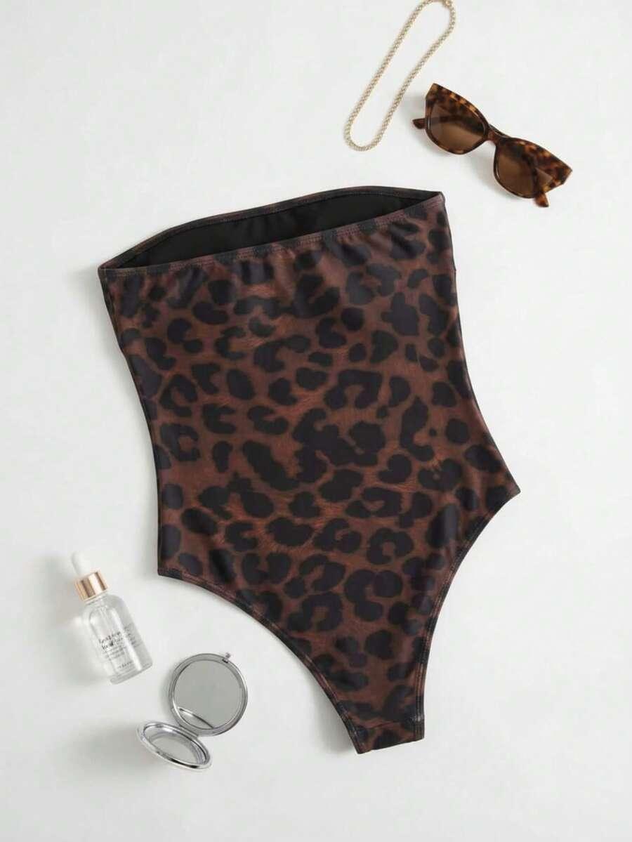 KOSTIUM KĄPIELOWY JEDNOCZĘŚCIOWY ANIMAL PRINT