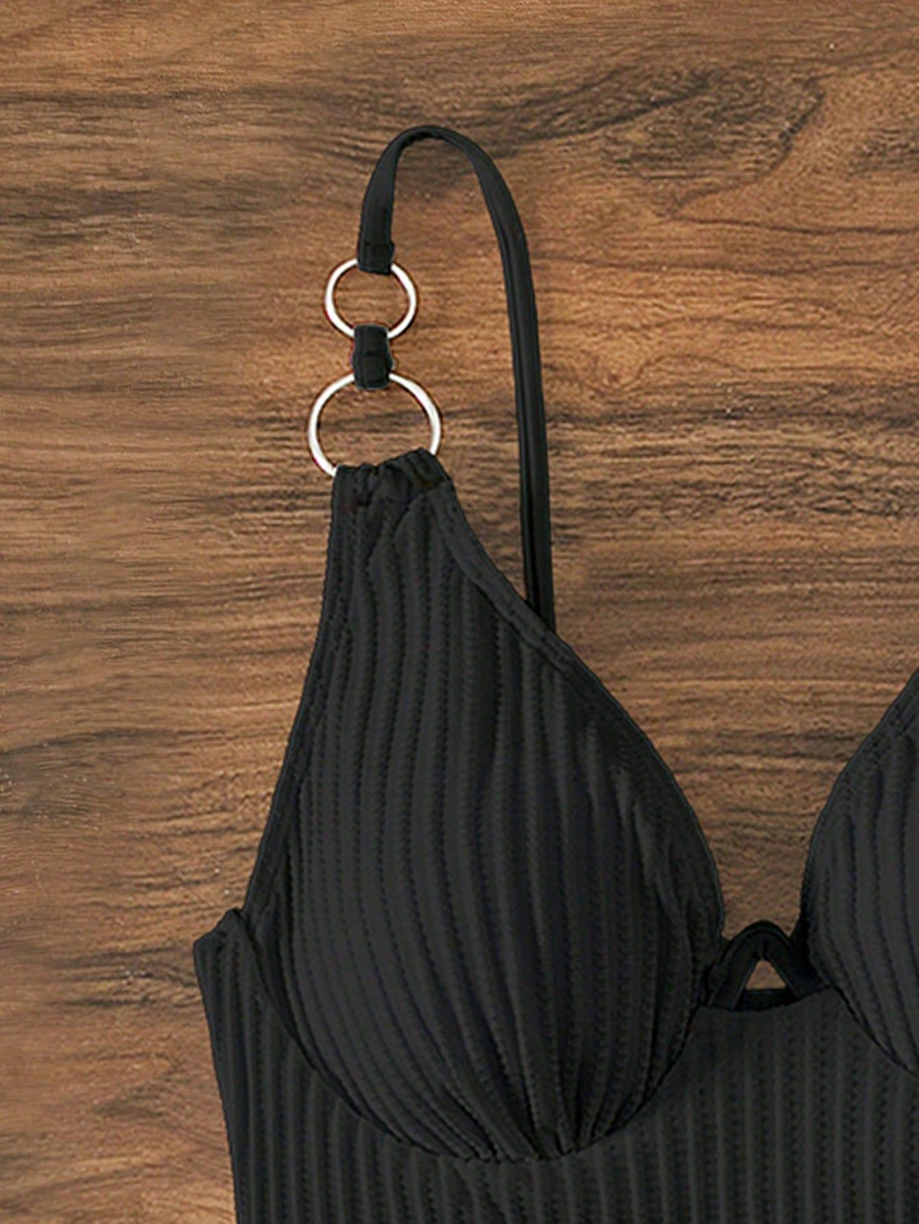 czarna góra od bikini 