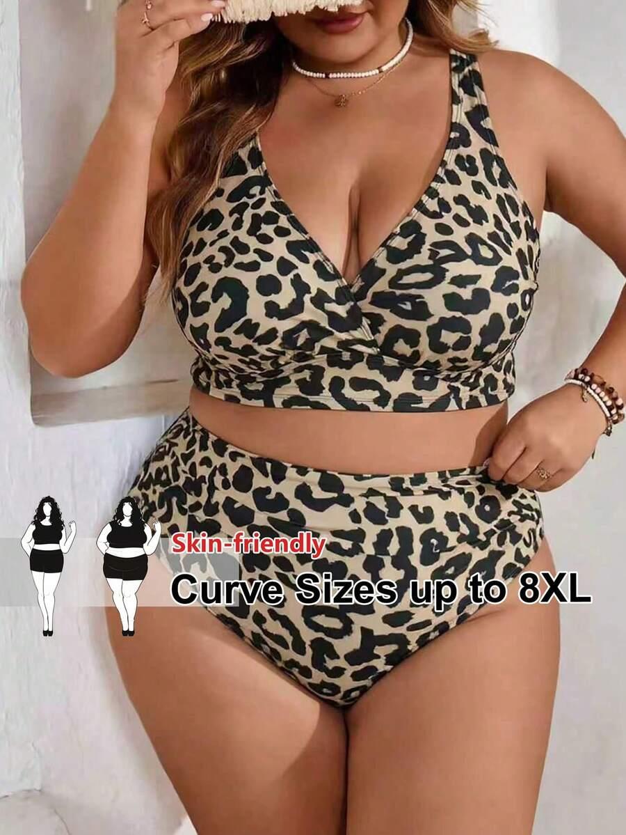 DWUCZĘŚCIOWY STRÓJ KĄPIELOWY ANIMAL PRINT