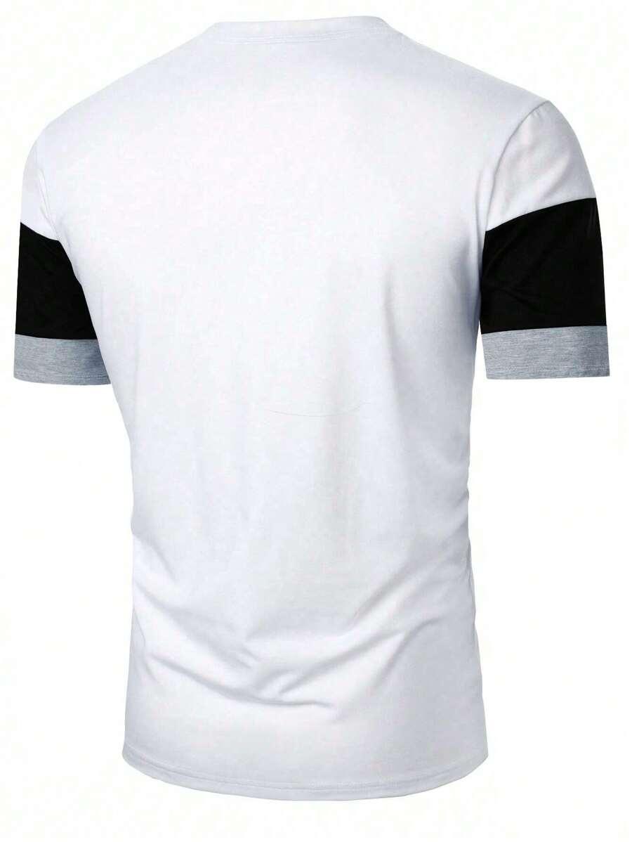 BIAŁY T-SHIRT PRINT