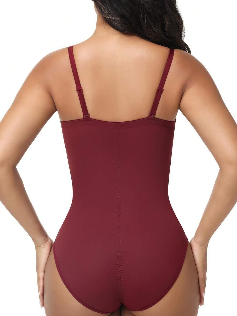 bordowe body modelujące
