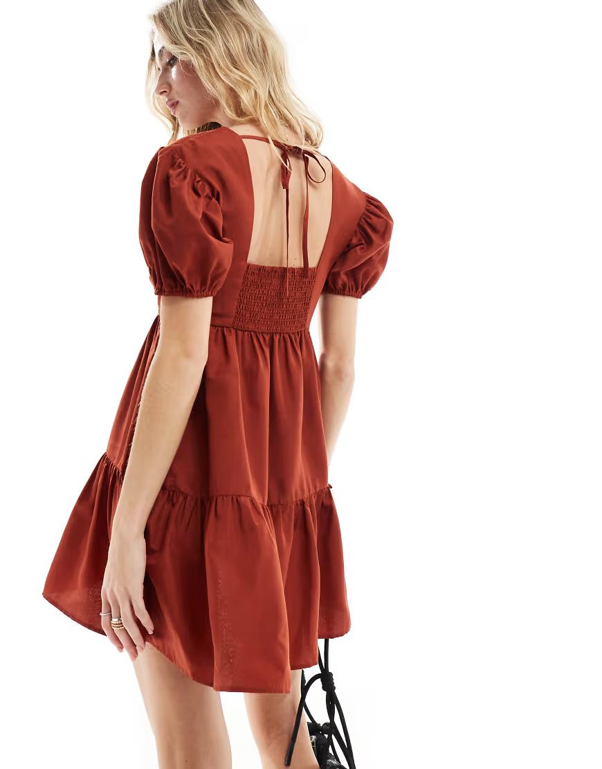 MINI SUKIENKA V-NECK