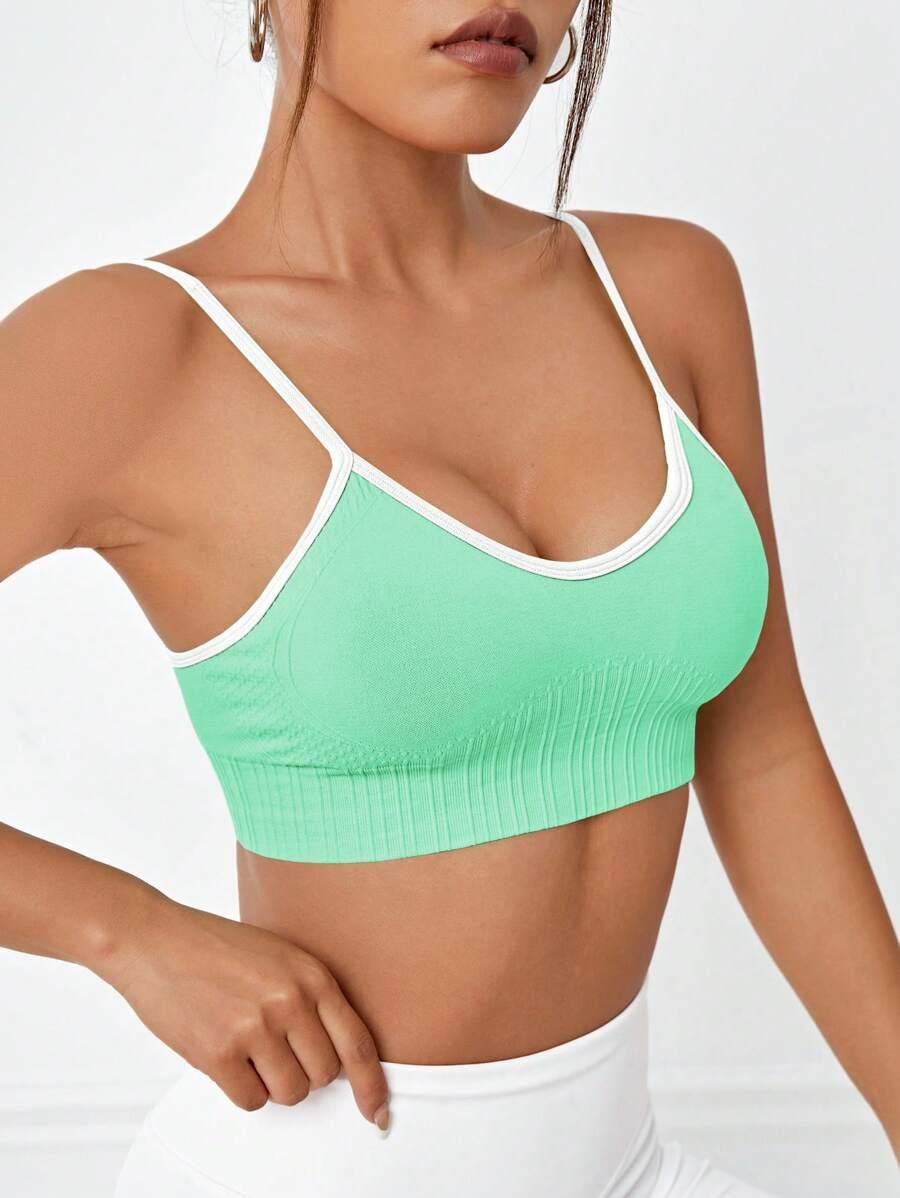 ZIELONY TOP SPORTOWY 