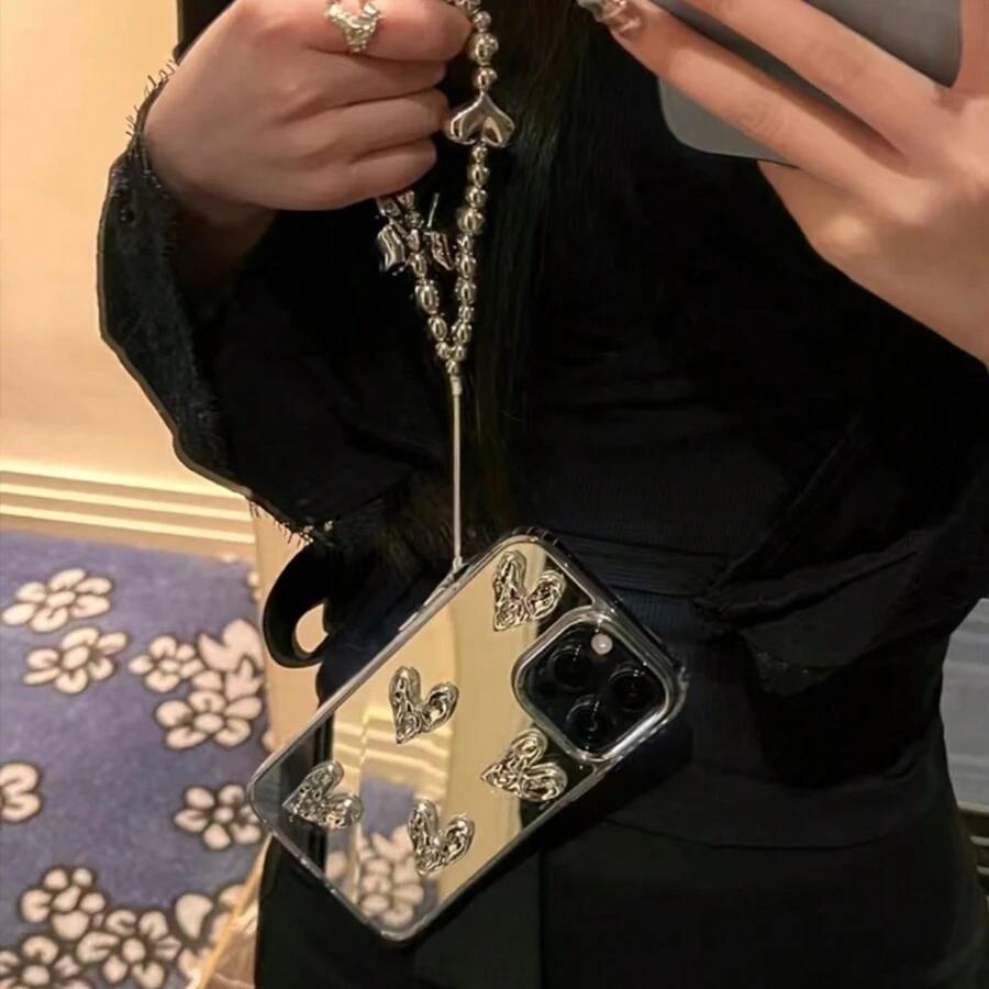 srebrne etui na telefon iphone x/xs