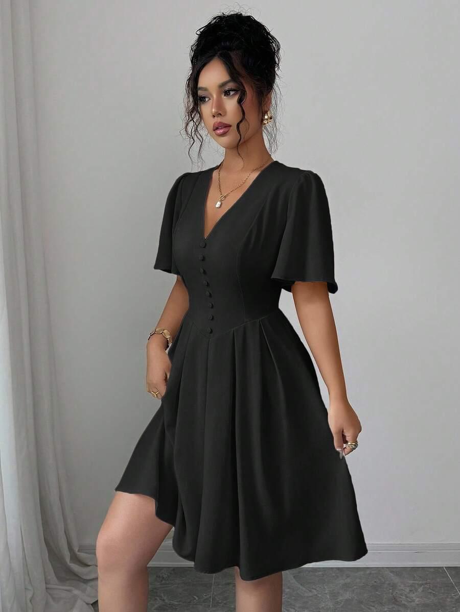 czarna sukienka mini