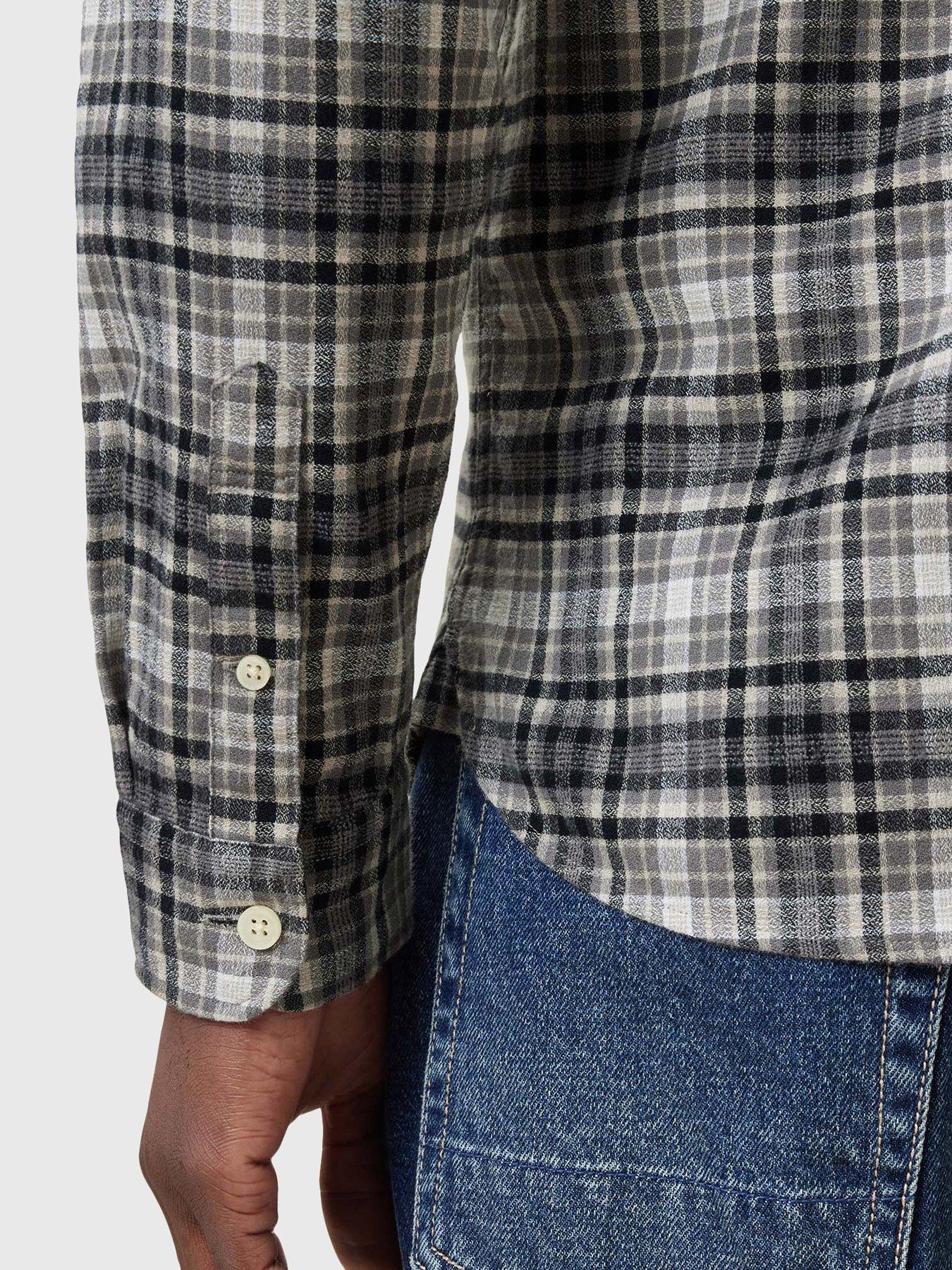 ALLSAINTS MĘSKA KOSZULA W KRATKĘ M021SC