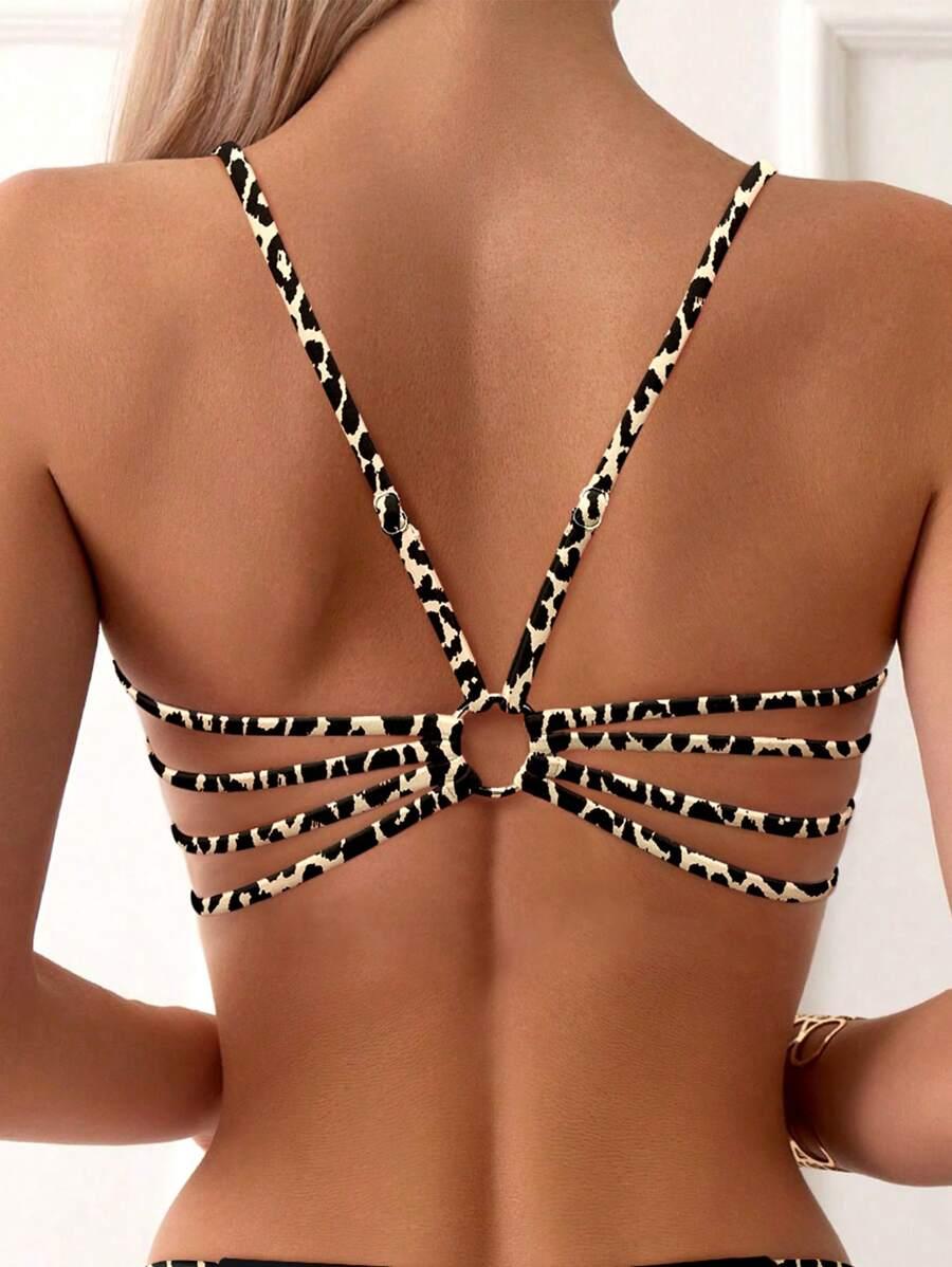 DWUCZĘŚCIOWY STRÓJ KĄPIELOWY ANIMAL PRINT