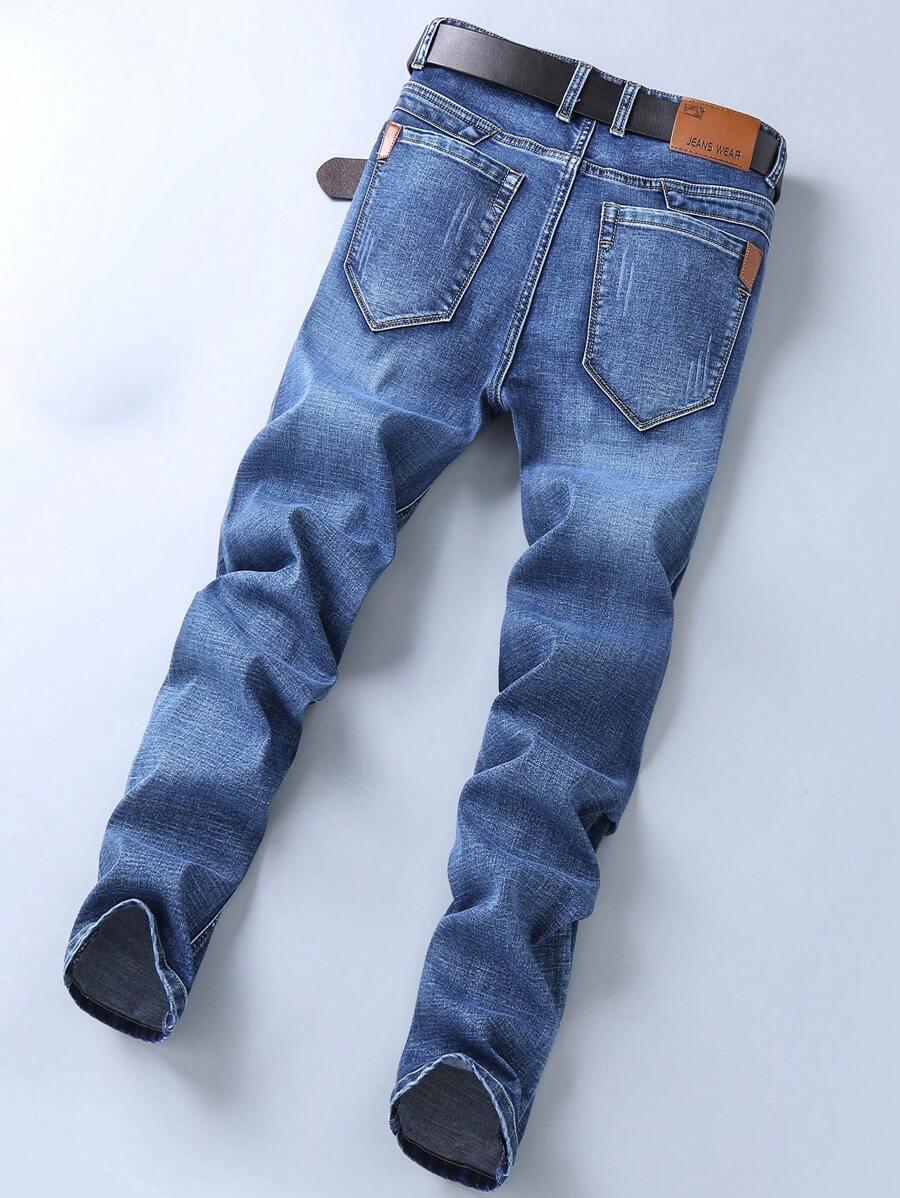 NIEBIESKIE SPODNIE JEANS