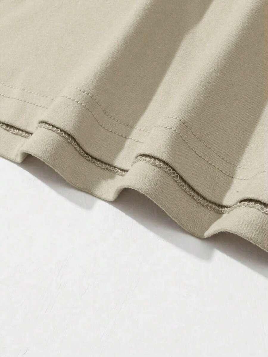 beżowy t-shirt basic