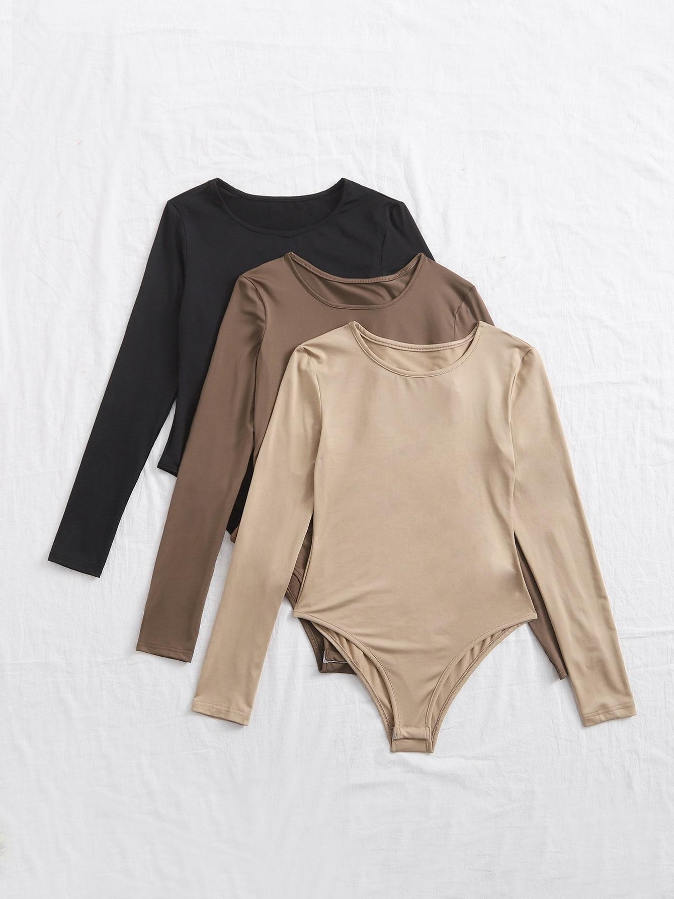 BODY Z DŁUGIM RĘKAWEM 3-PACK