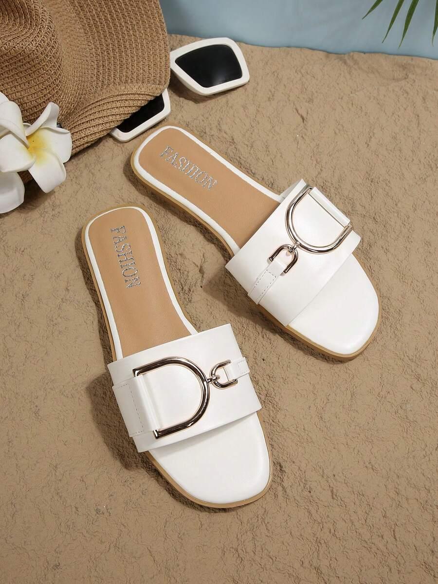 klapki klamra casual