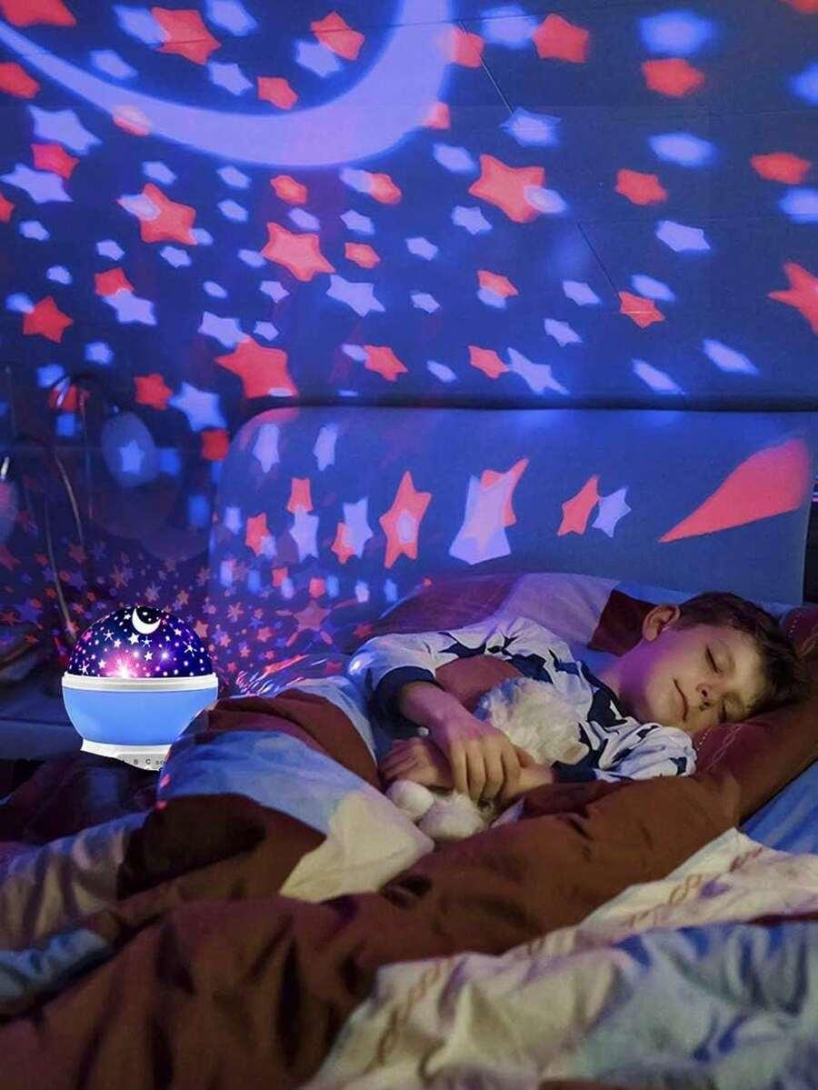 lampa led projektor gwiazd