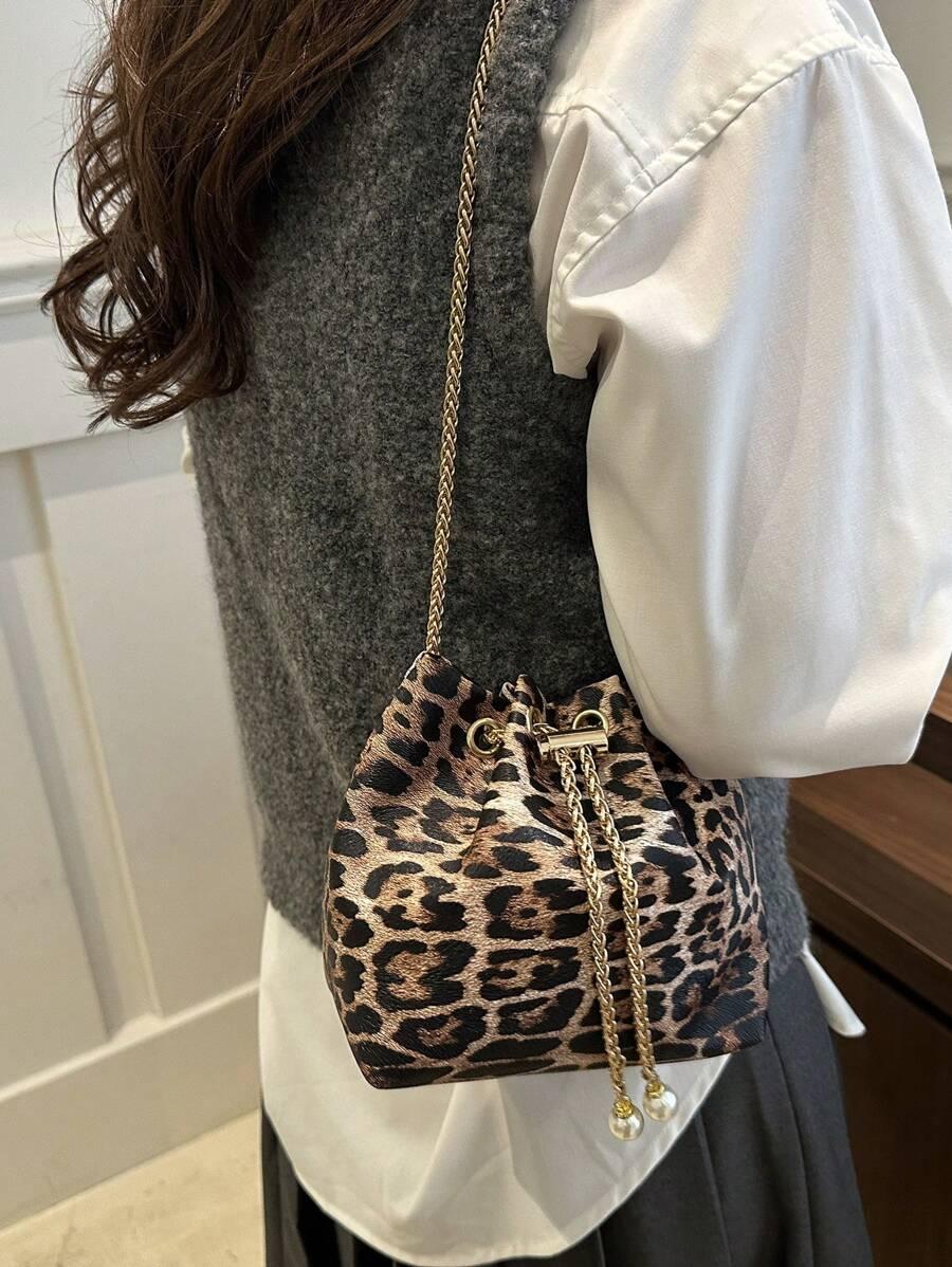 torebka animal print wiązanie