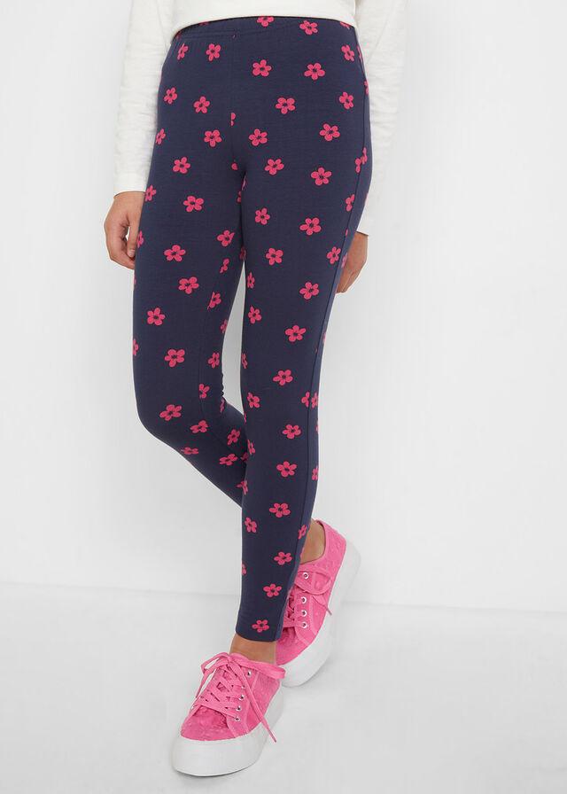 LEGGINSY DZIEWCZĘCE BAWEŁNIANE 2 SZT.