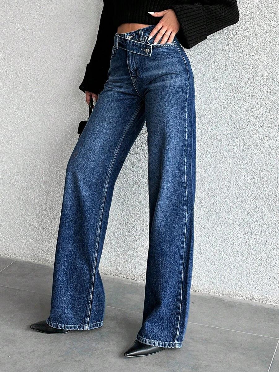 NIEBIESKIE SPODNIE JEANS 