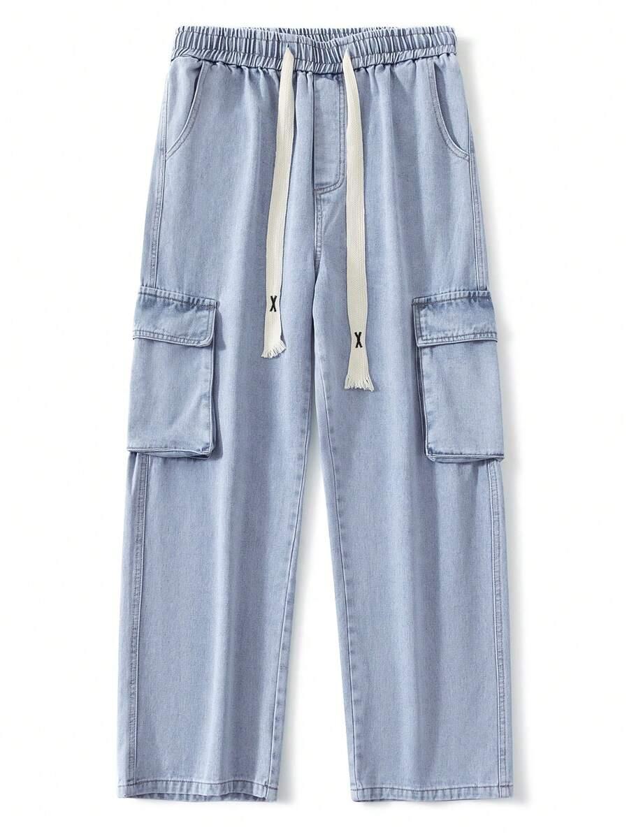 NIEBIESKIE SPODNIE JEANS