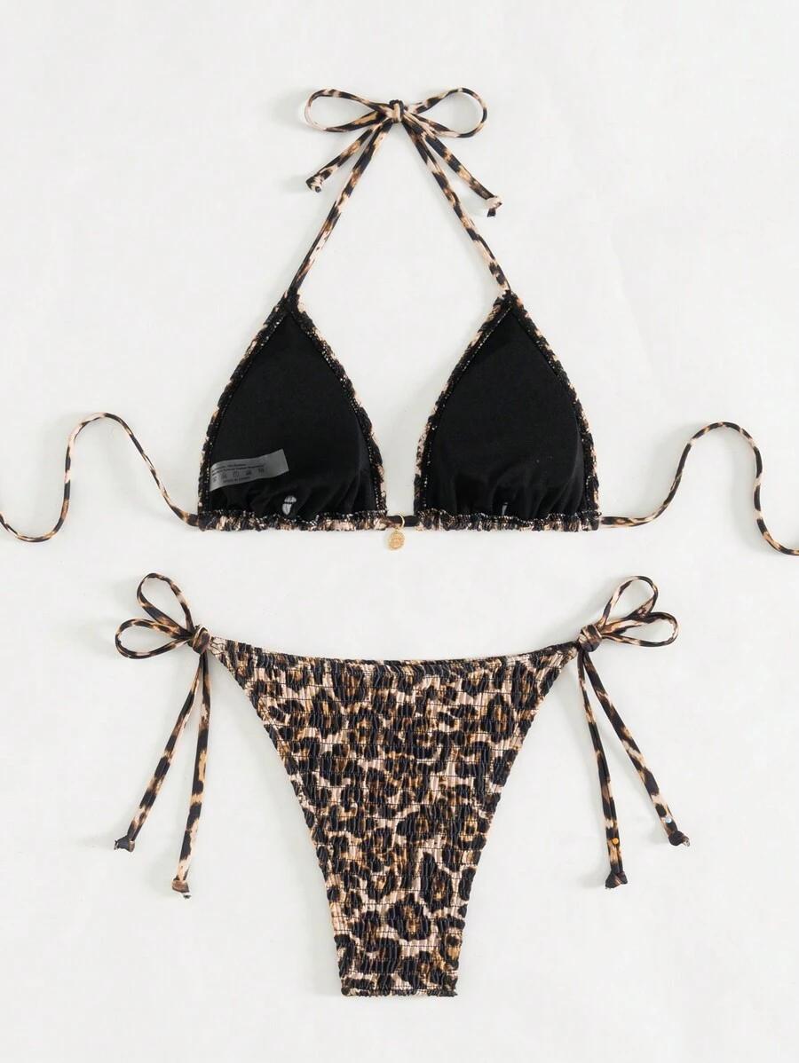 góra od bikini animal print 