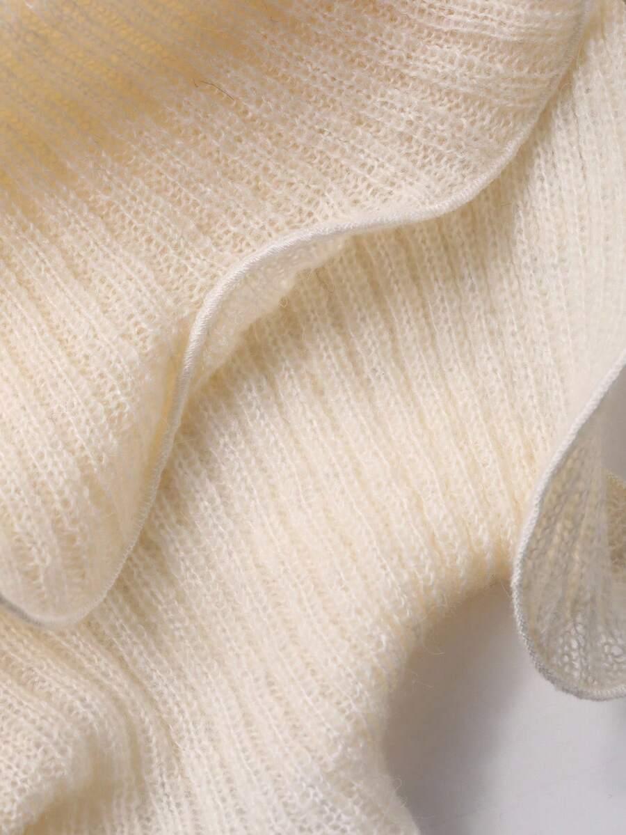 SWETER DAMSKI Z FALBANAMI 