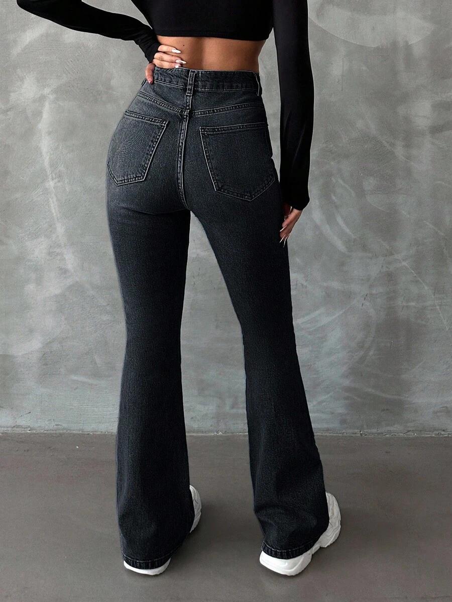 SPODNIE JEANS WYSOKI STAN