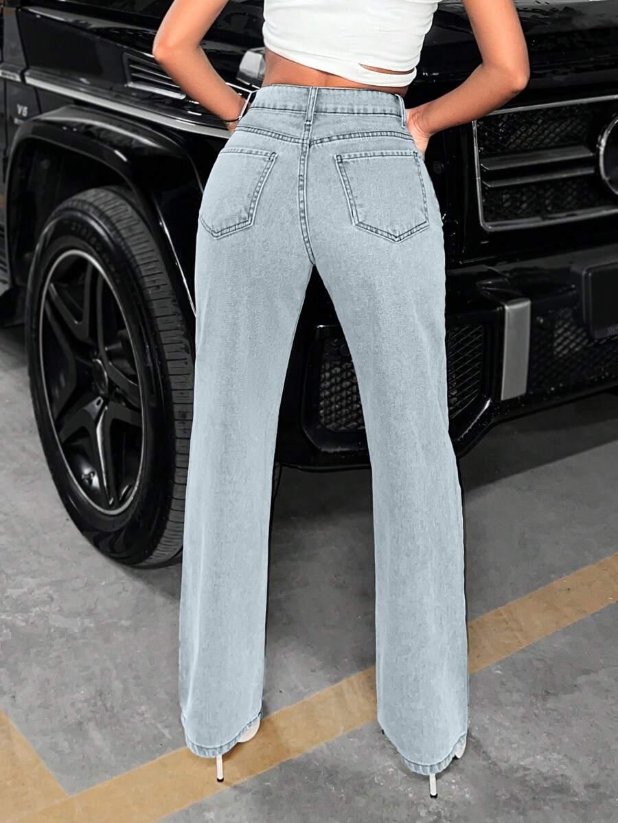 NIEBIESKIE SPODNIE JEANS