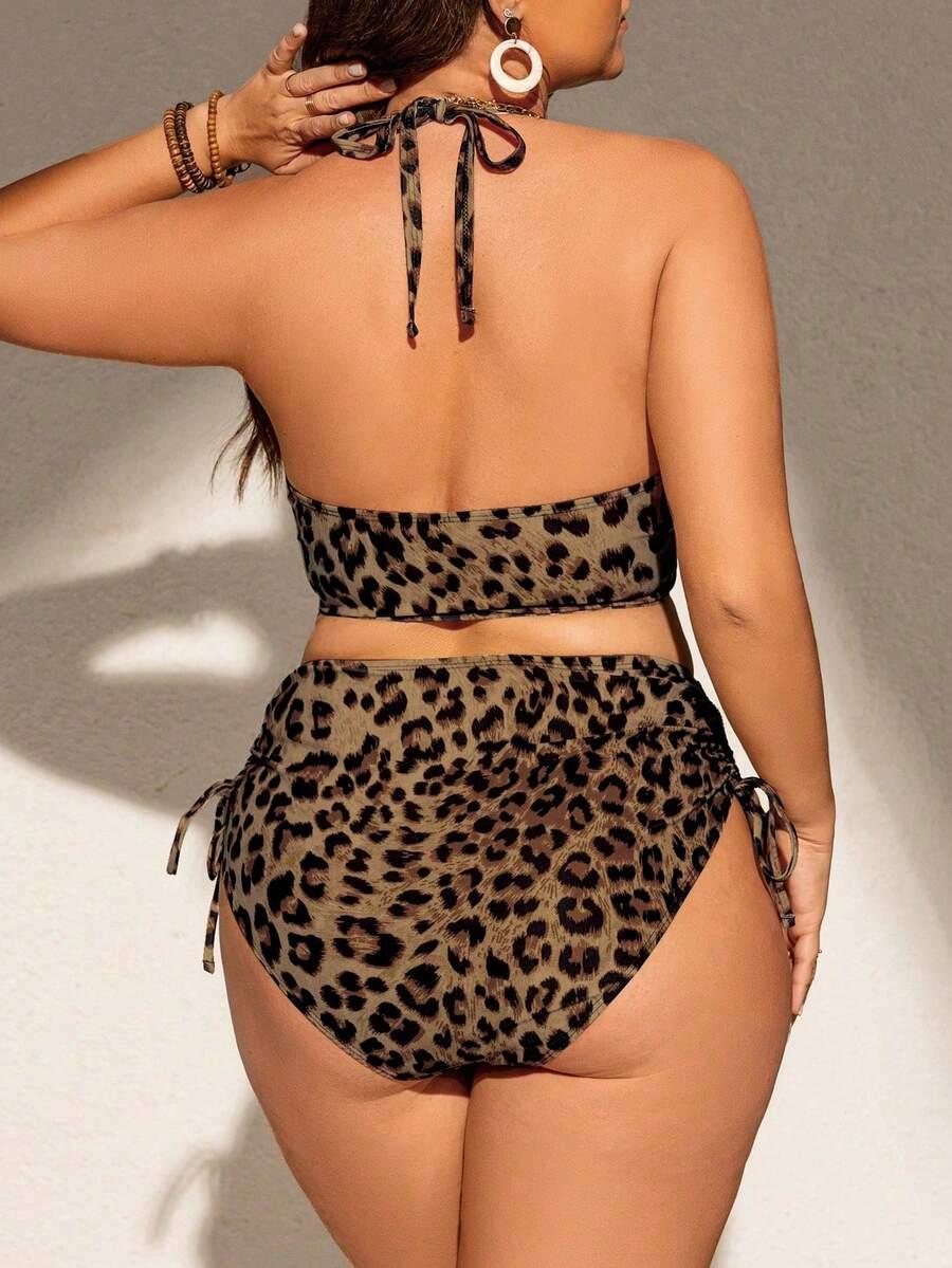 DWUCZĘŚCIOWY STRÓJ KĄPIELOWY ANIMAL PRINT