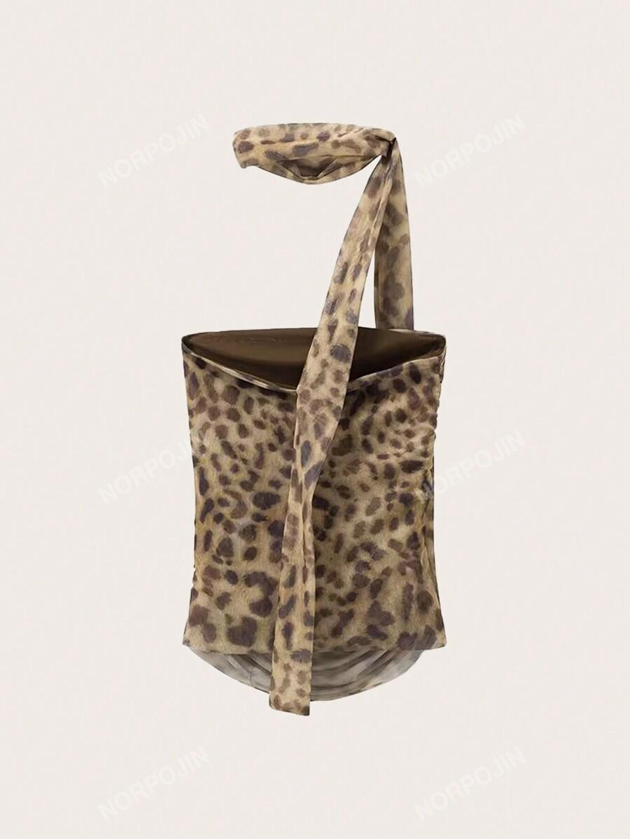 TOP SIATECZKA LEOPARD PRINT 