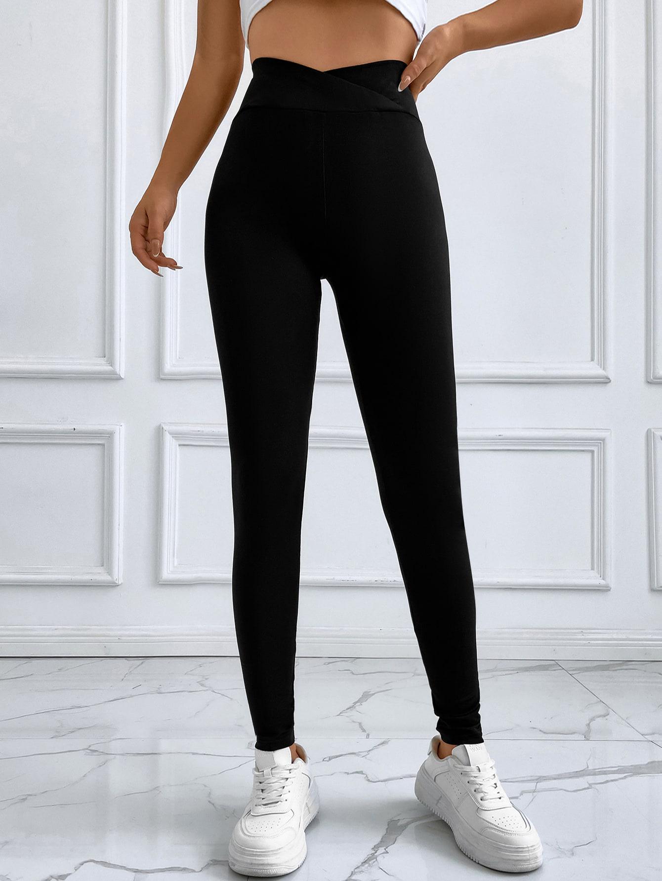 CZARNE LEGGINSY WYSOKI STAN