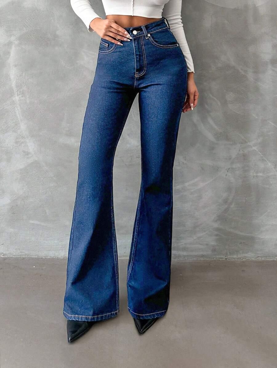 NIEBIESKIE SPODNIE JEANS