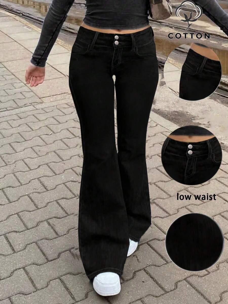 CZARNE SPODNIE CASUAL