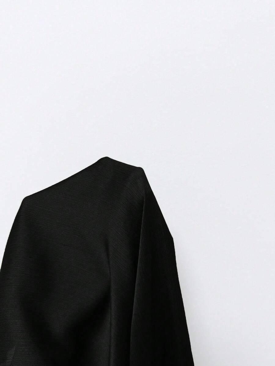 czarna bluzka v neck